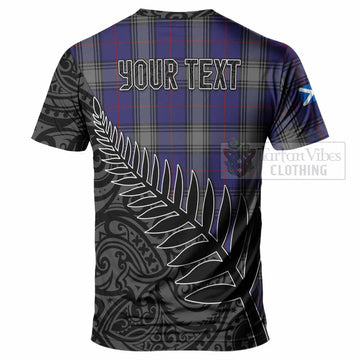 Kinnaird Crest Tartan T-Shirt with New Zealand Silver Fern Half Style