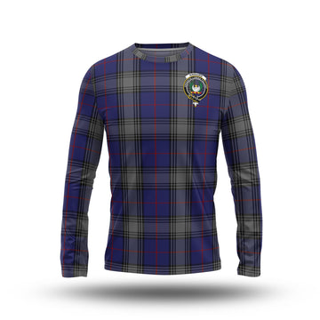 Kinnaird Tartan Long Sleeve T-Shirt with Family Crest