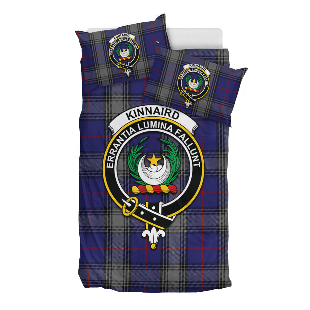 Kinnaird Tartan Bedding Set with Family Crest - Tartan Vibes Clothing