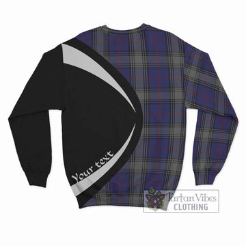 Kinnaird Tartan Sweatshirt with Family Crest Circle Style