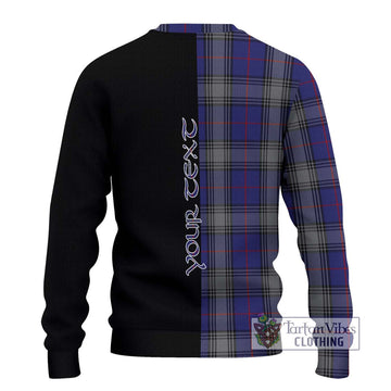 Kinnaird Tartan Ugly Sweater with Family Crest and Half Of Me Style