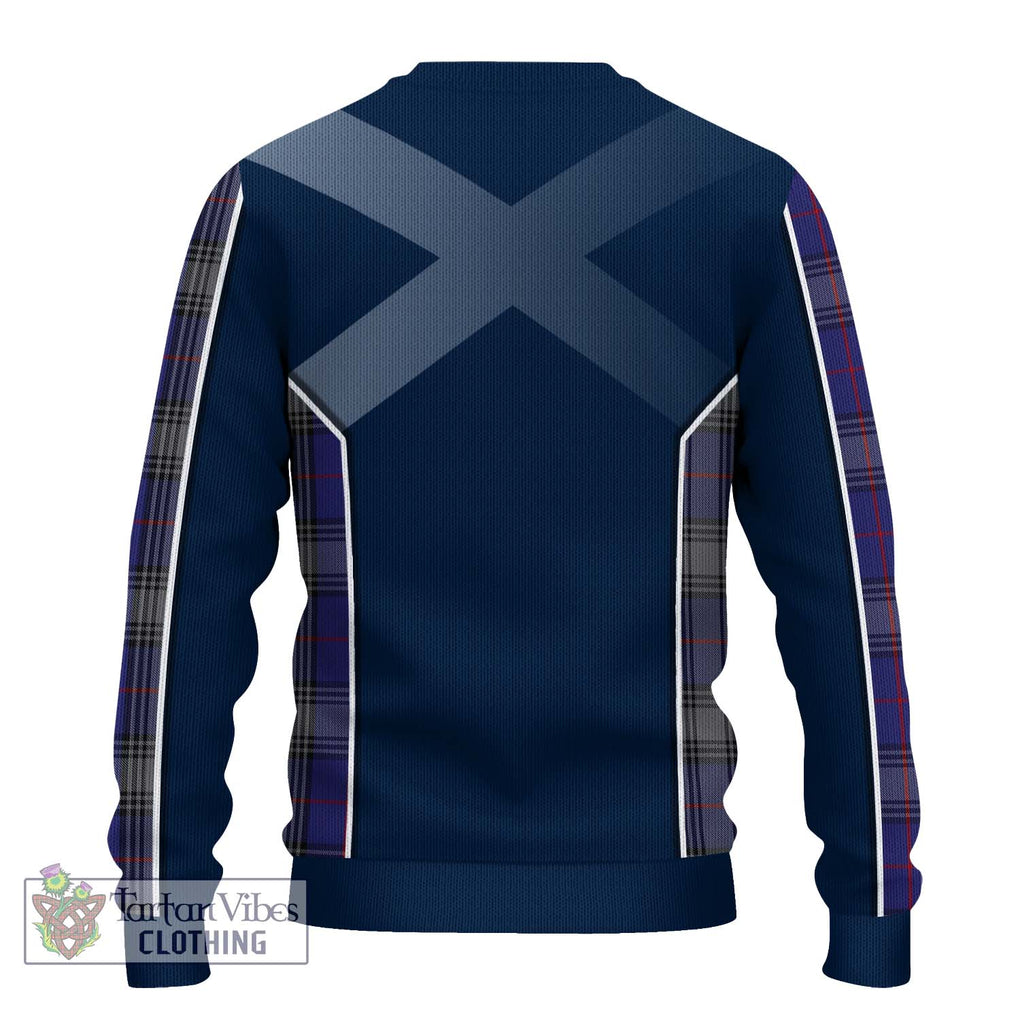 Kinnaird Tartan Knitted Sweater with Family Crest and Lion Rampant Vibes Sport Style - Tartan Vibes Clothing