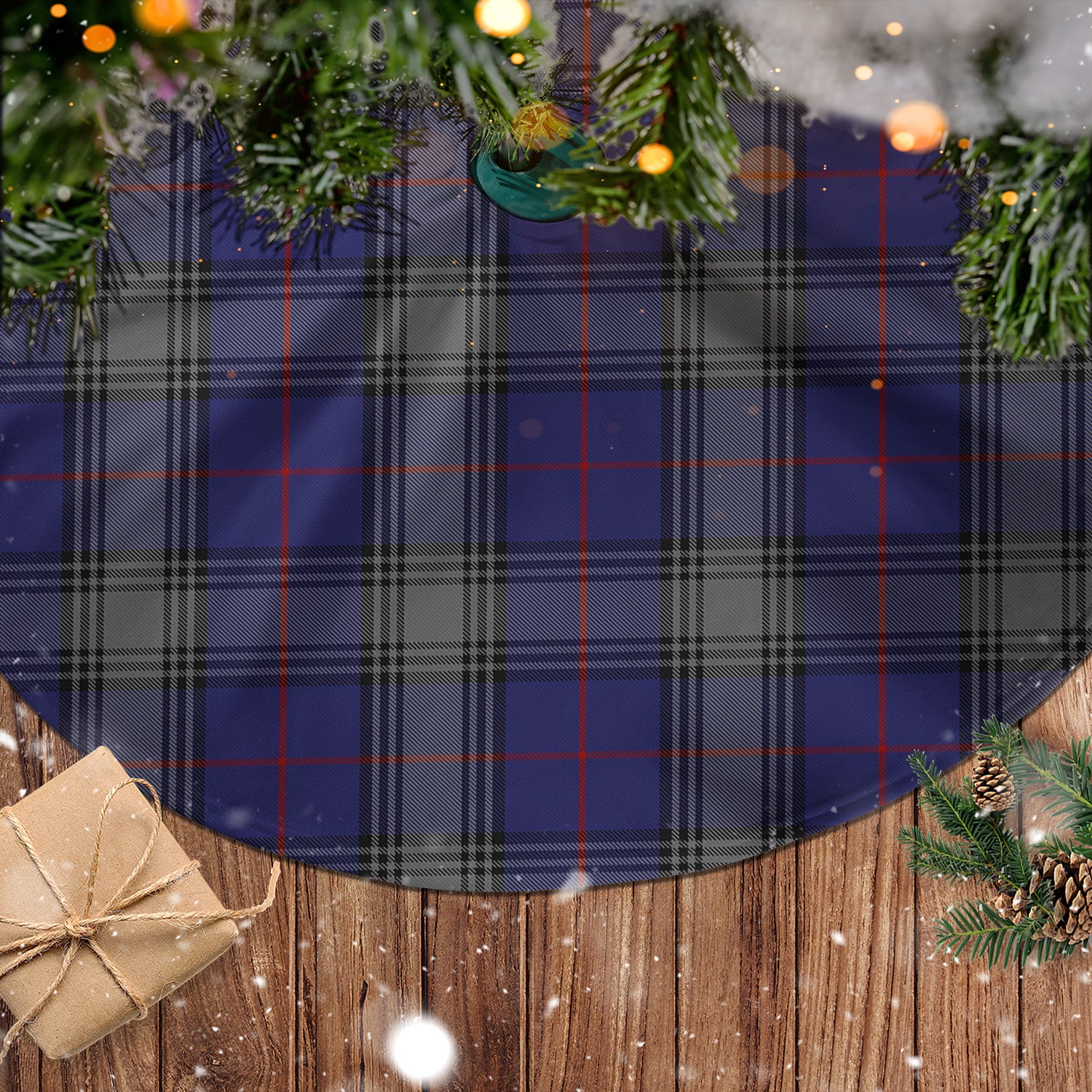 Kinnaird Tartan Christmas Tree Skirt - Tartanvibesclothing