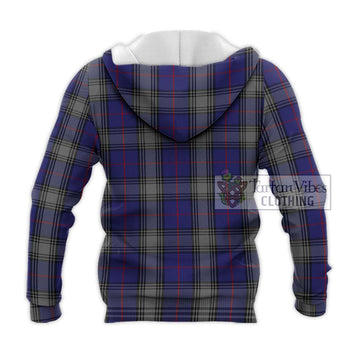 Kinnaird Tartan Knitted Hoodie with Family Crest DNA In Me Style