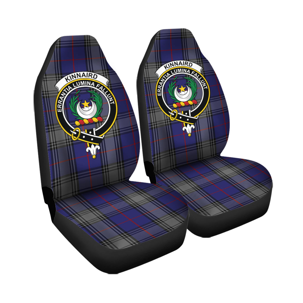 Kinnaird Tartan Car Seat Cover with Family Crest - Tartanvibesclothing