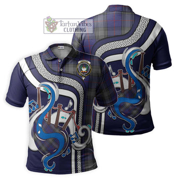 Kinnaird Tartan Polo Shirt with Epic Bagpipe Style