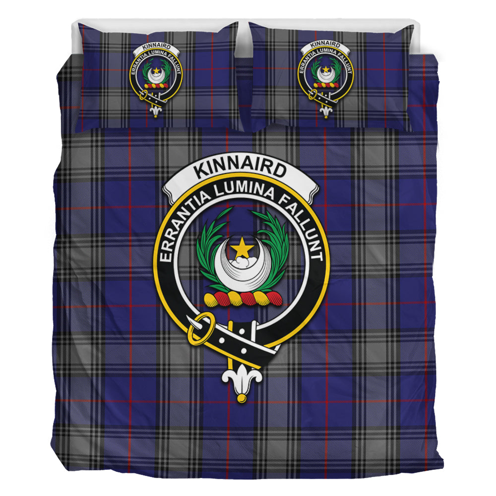 Kinnaird Tartan Bedding Set with Family Crest - Tartan Vibes Clothing