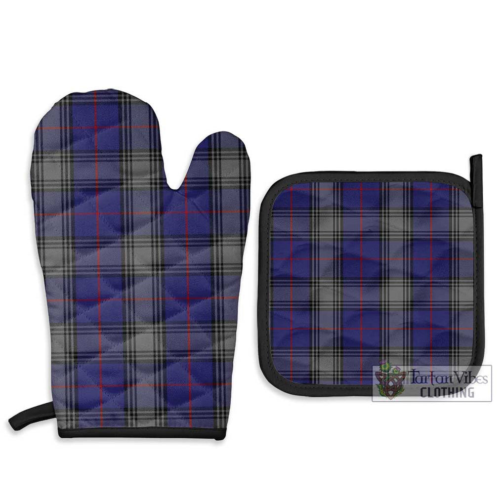 Kinnaird Tartan Combo Oven Mitt & Pot-Holder Combo 1 Oven Mitt & 2 Pot-Holder Black - Tartan Vibes Clothing