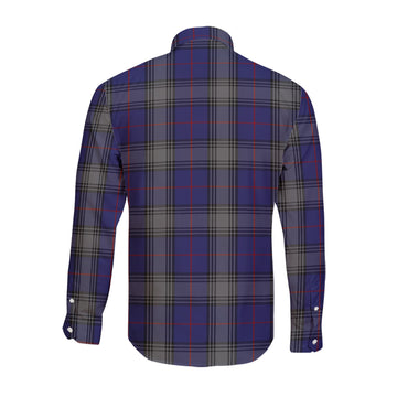 Kinnaird Tartan Long Sleeve Button Up Shirt with Family Crest