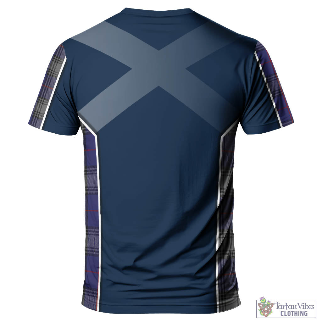 Tartan Vibes Clothing Kinnaird Tartan T-Shirt with Family Crest and Lion Rampant Vibes Sport Style