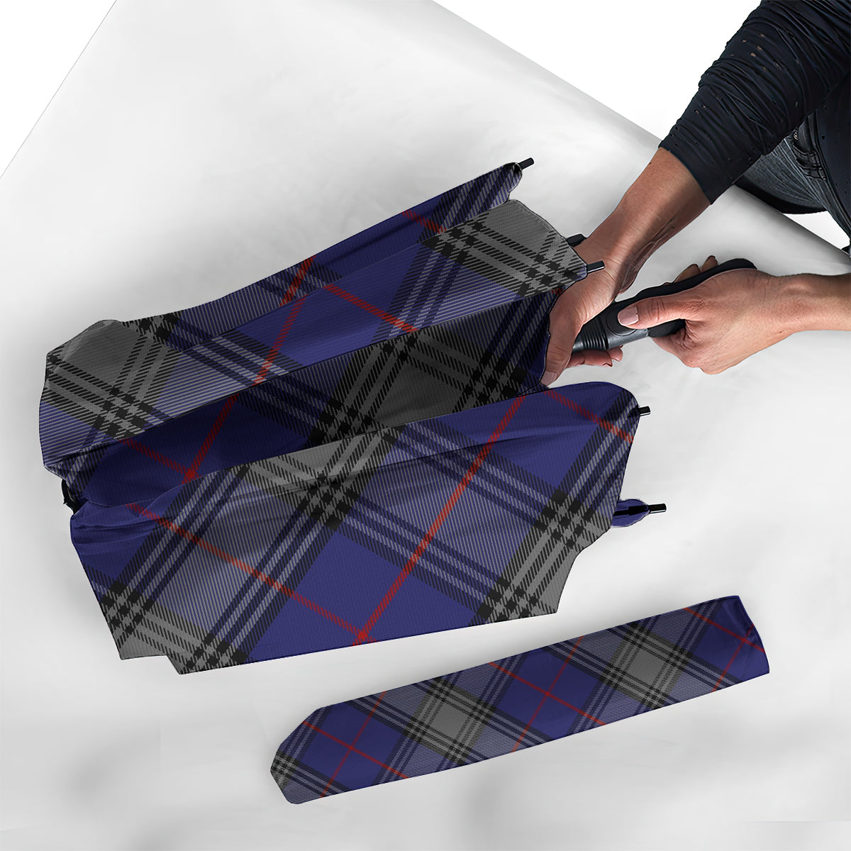 Kinnaird Tartan Umbrella - Tartanvibesclothing