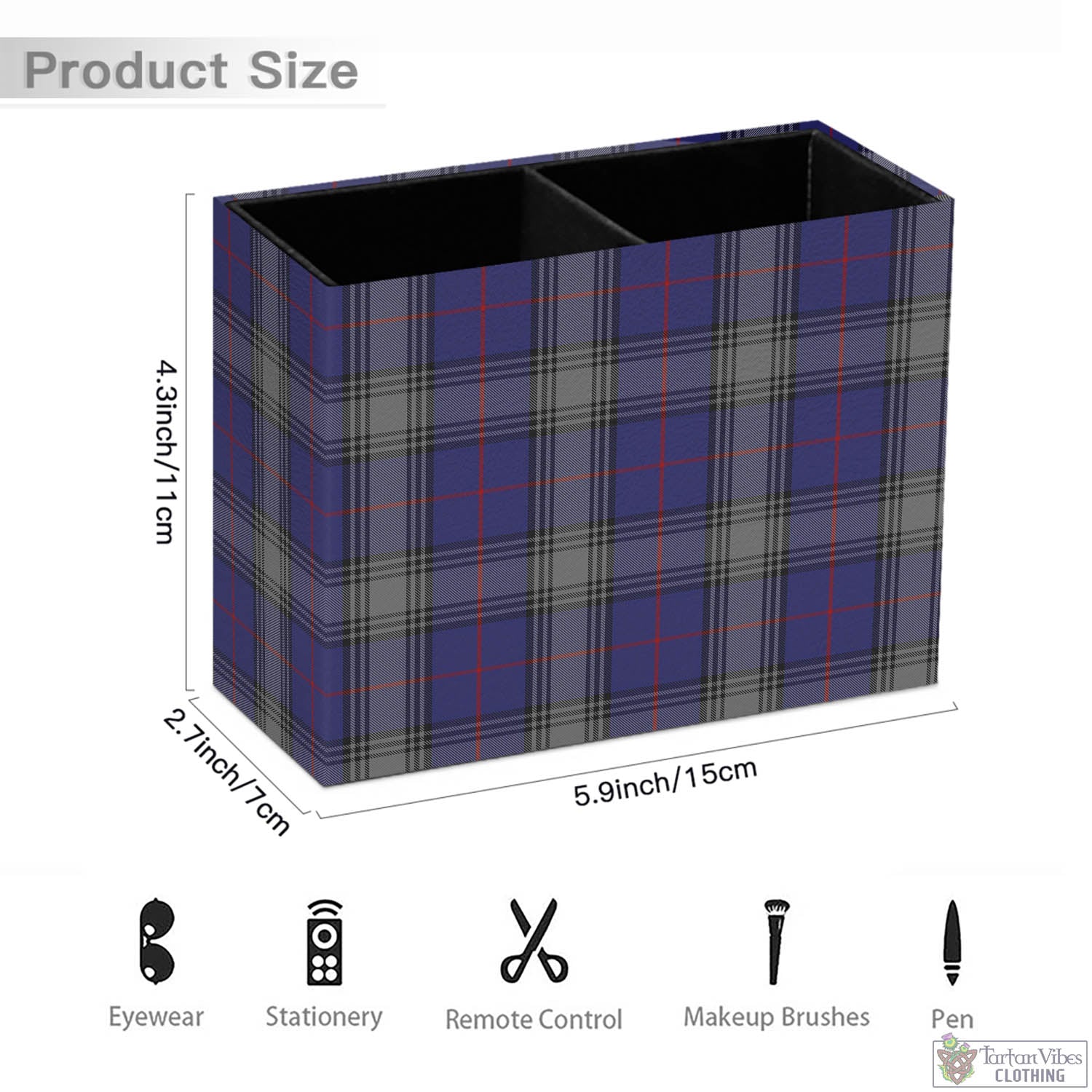 Tartan Vibes Clothing Kinnaird Tartan Pen Holder