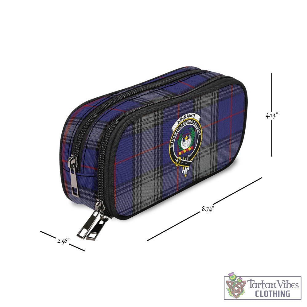 Tartan Vibes Clothing Kinnaird Tartan Pen and Pencil Case with Family Crest