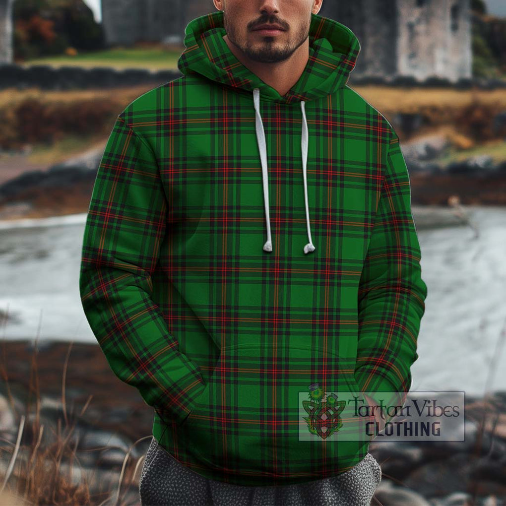 Kinnear Tartan Cotton Hoodie Pullover Hoodie XS - Tartan Vibes Clothing