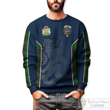 Kinnear Tartan Sweater with Family Crest and Lion Rampant Vibes Sport Style