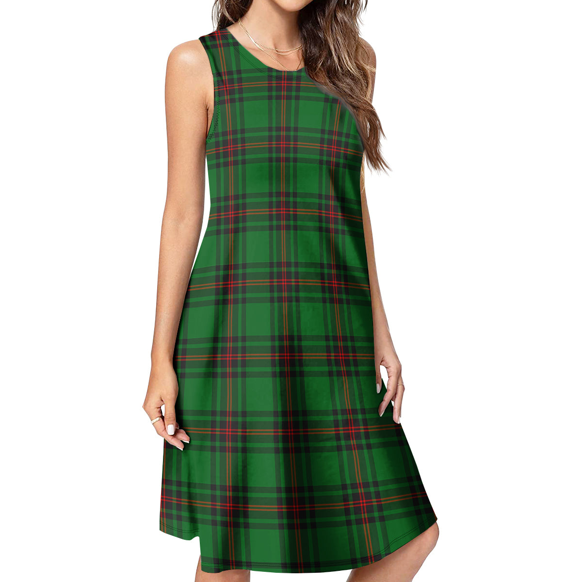 Kinnear Tartan Womens Casual Dresses - Tartanvibesclothing