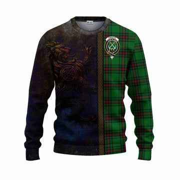 Kinnear Tartan Family Crest Knitted Sweater Alba Gu Brath Be Brave Lion Ancient Style Unisex - Tartan Vibes Clothing