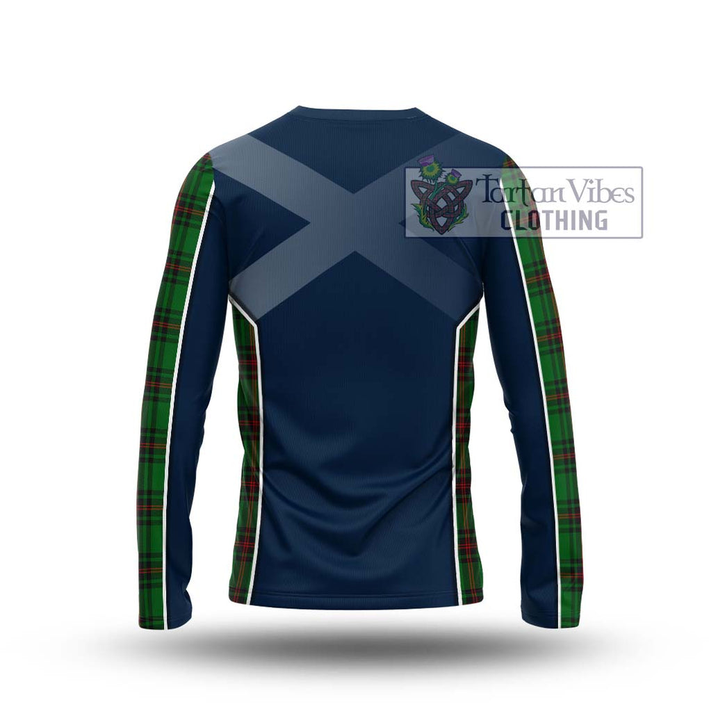 Kinnear Tartan Long Sleeve T-Shirt with Family Crest and Lion Rampant Vibes Sport Style - Tartan Vibes Clothing