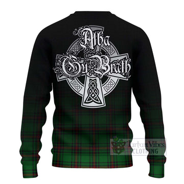 Kinnear Tartan Ugly Sweater Featuring Alba Gu Brath Family Crest Celtic Inspired