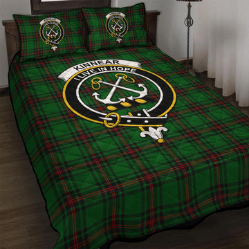 Kinnear Tartan Quilt Bed Set with Family Crest