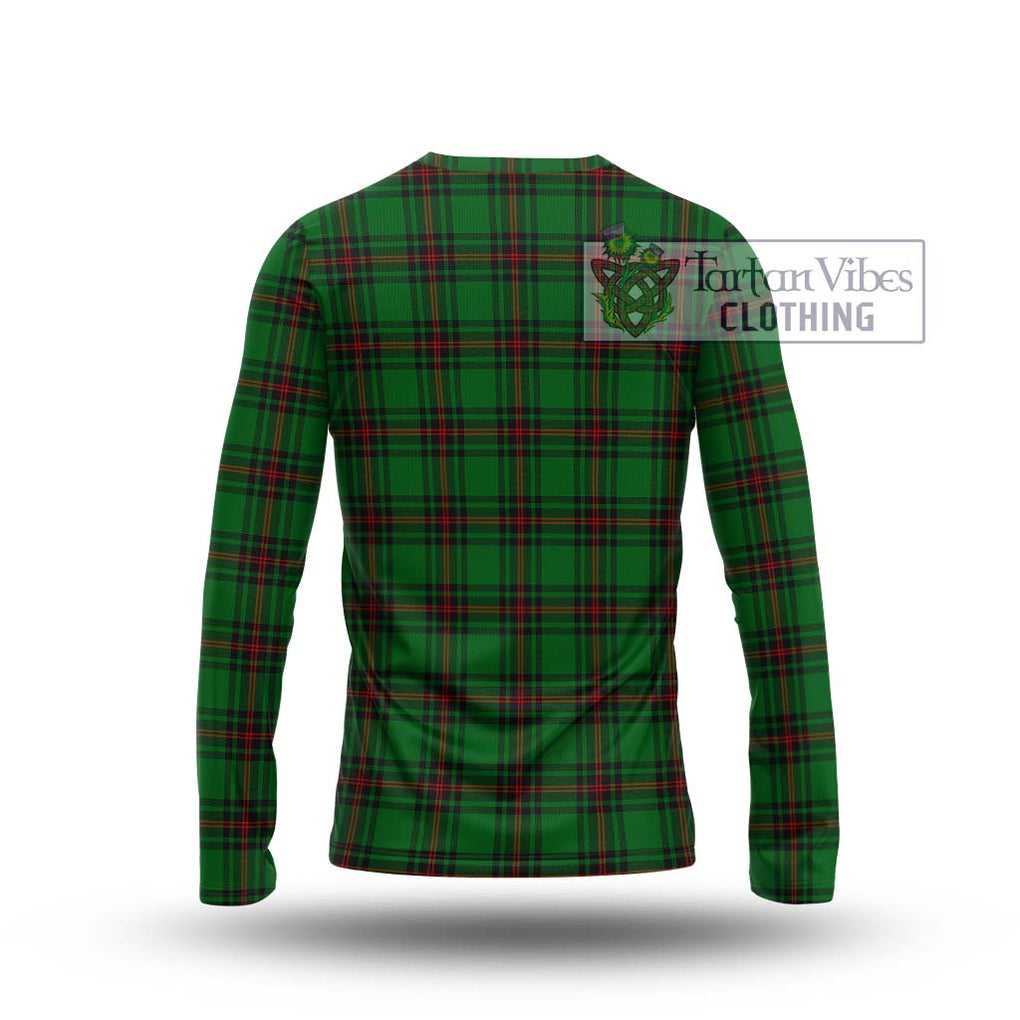 Kinnear Tartan Long Sleeve T-Shirt with Family Crest DNA In Me Style - Tartanvibesclothing Shop