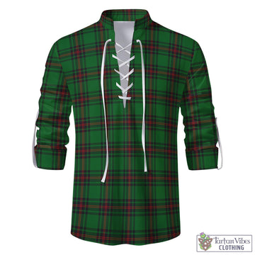 Kinnear Tartan Men's Scottish Traditional Jacobite Ghillie Kilt Shirt