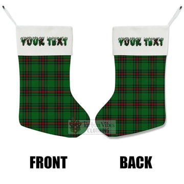 Kinnear Tartan Christmas Stocking with Personalized Text