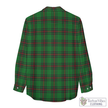 Kinnear Tartan Women's Casual Shirt with Family Crest