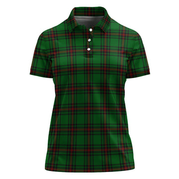 Kinnear Tartan Polo Shirt For Women