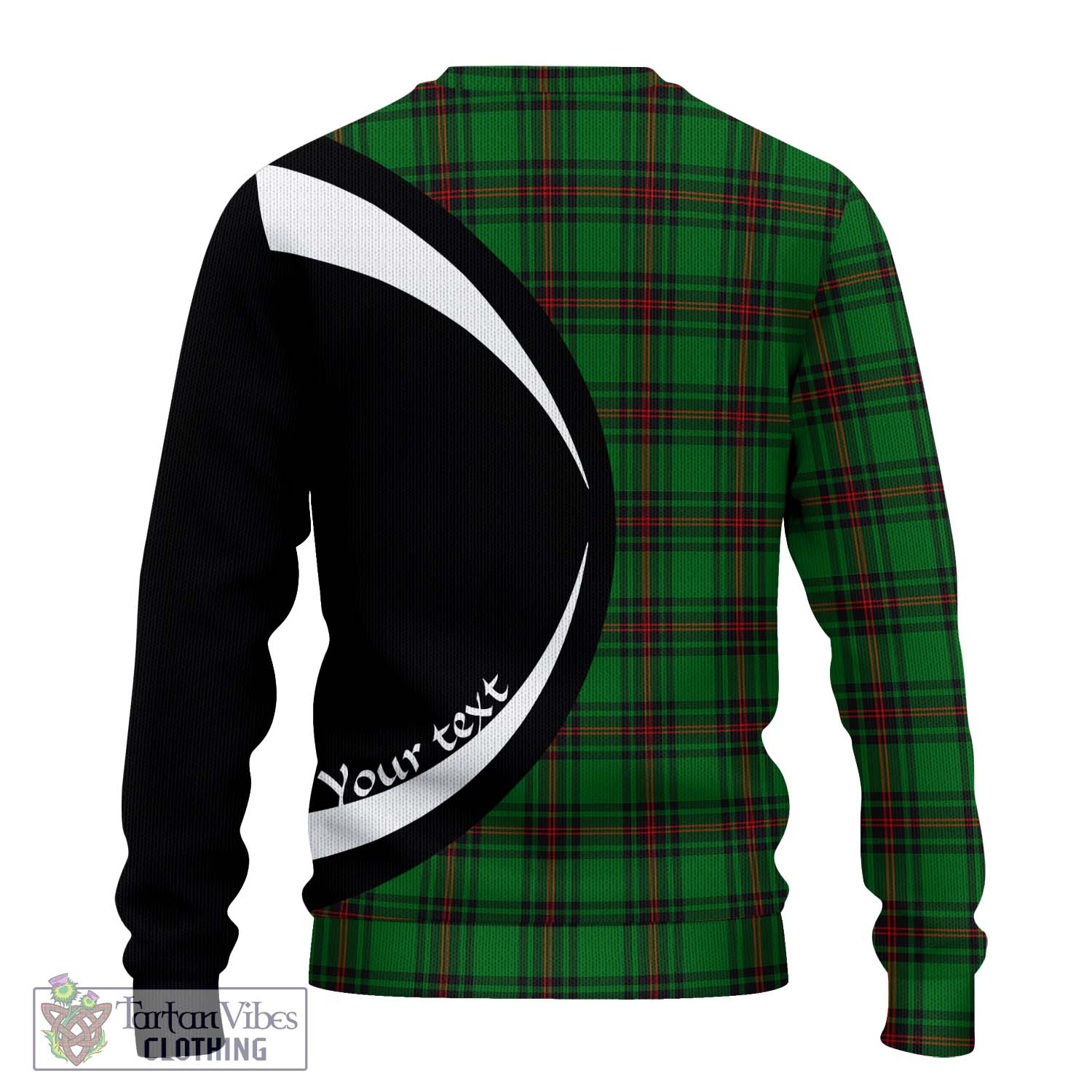 Kinnear Tartan Ugly Sweater with Family Crest Circle Style - Tartan Vibes Clothing