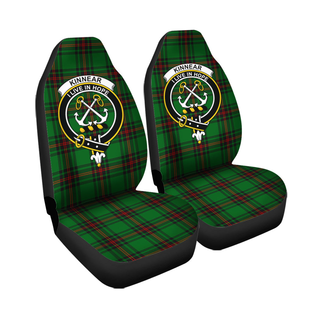Kinnear Tartan Car Seat Cover with Family Crest - Tartan Vibes Clothing
