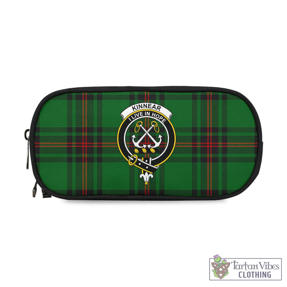 Tartan Vibes Clothing Kinnear Tartan Pen and Pencil Case with Family Crest