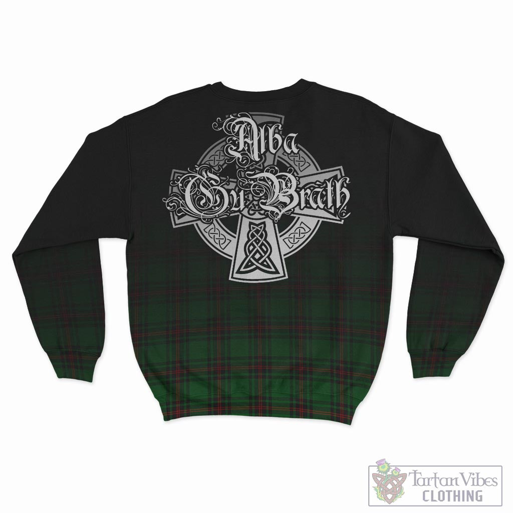 Tartan Vibes Clothing Kinnear Tartan Sweatshirt Featuring Alba Gu Brath Family Crest Celtic Inspired