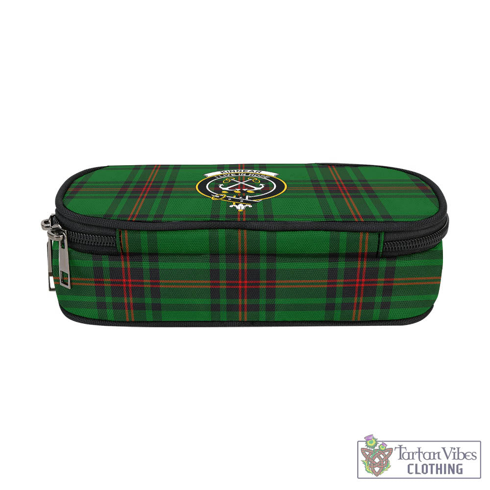 Tartan Vibes Clothing Kinnear Tartan Pen and Pencil Case with Family Crest