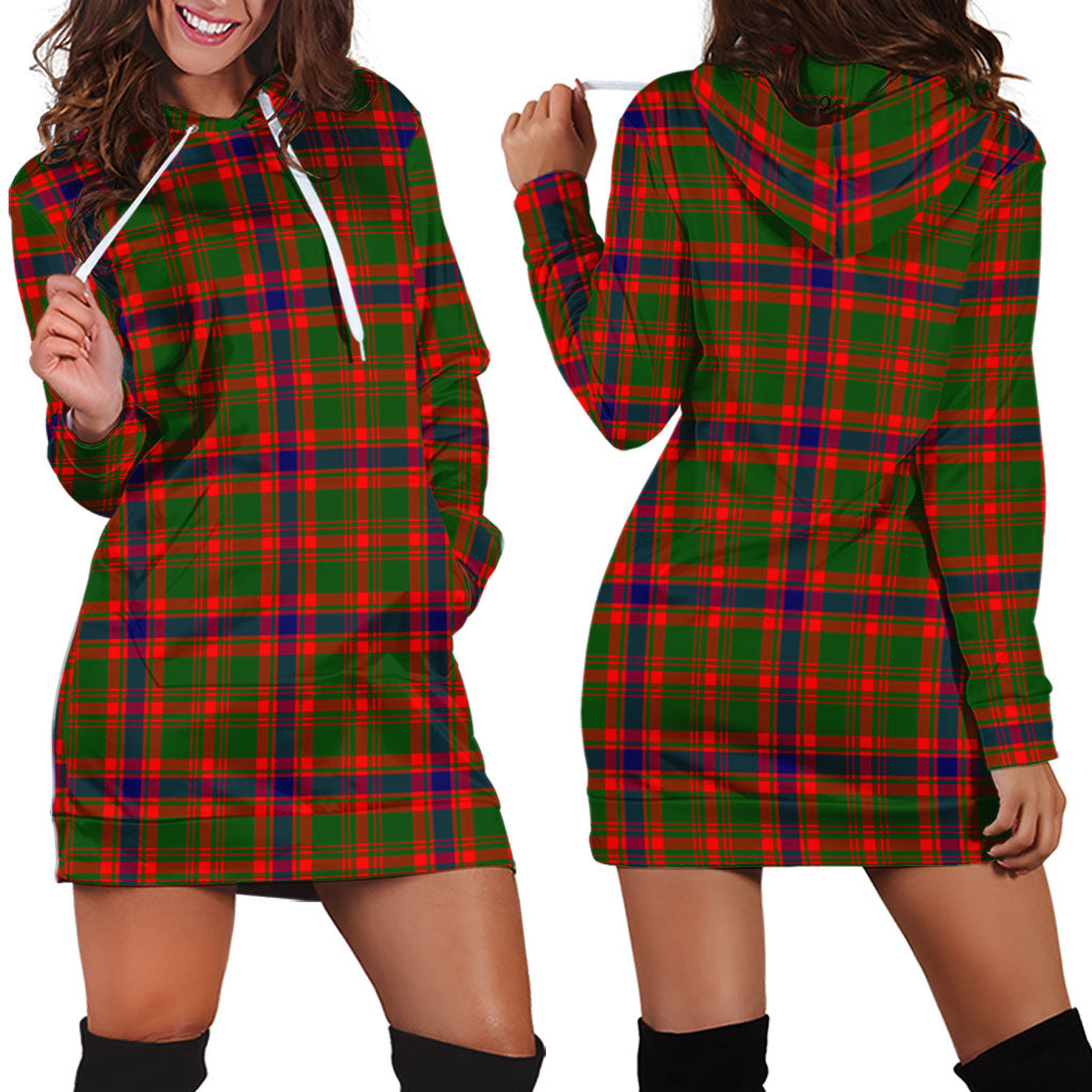 Kinninmont Tartan Hoodie Dress - Tartanvibesclothing