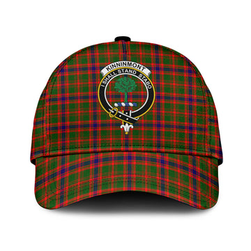 Kinninmont Tartan Classic Cap with Family Crest