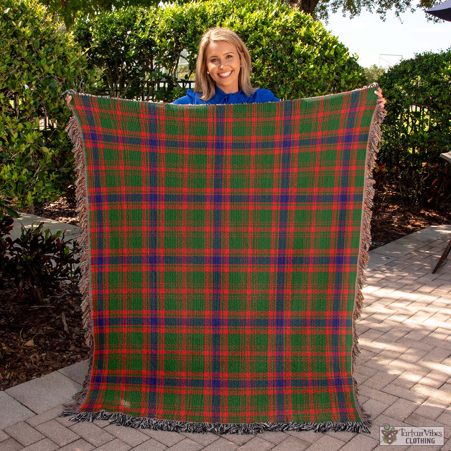 Tartan Vibes Clothing Kinninmont Tartan Woven Blanket