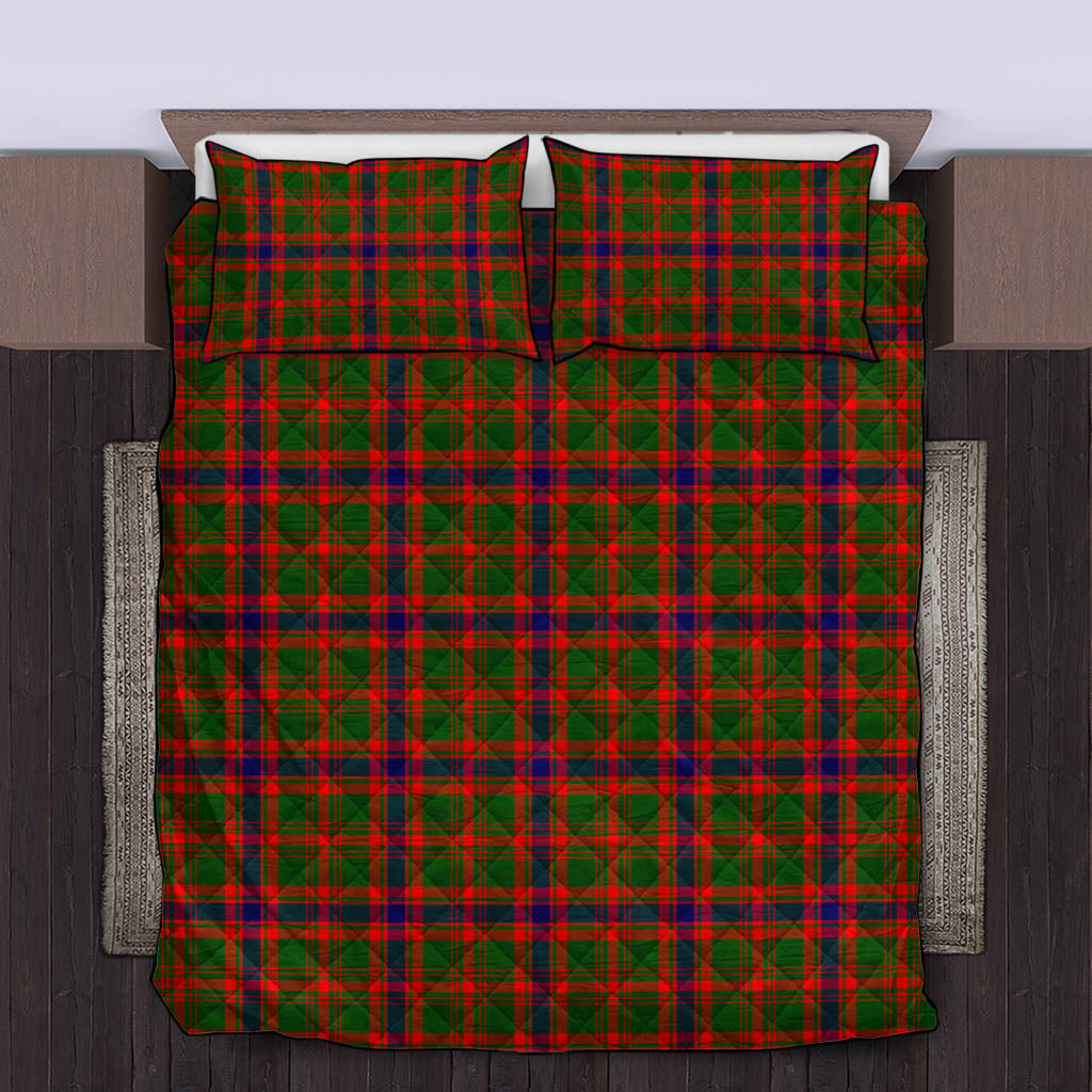 Kinninmont Tartan Quilt Bed Set - Tartanvibesclothing