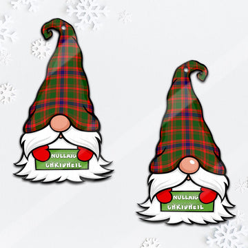 Kinninmont Gnome Christmas Ornament with His Tartan Christmas Hat