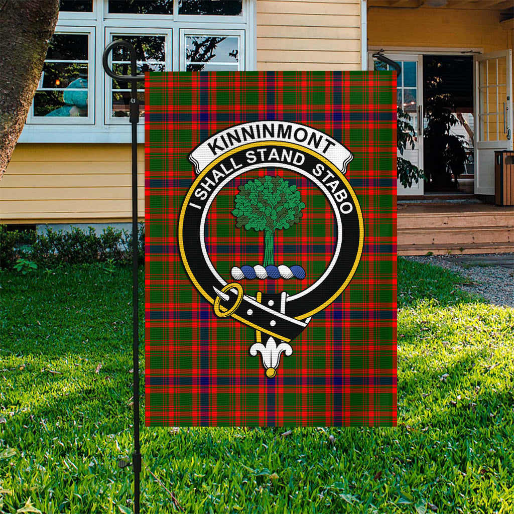 Kinninmont Tartan Flag with Family Crest - Tartan Vibes Clothing