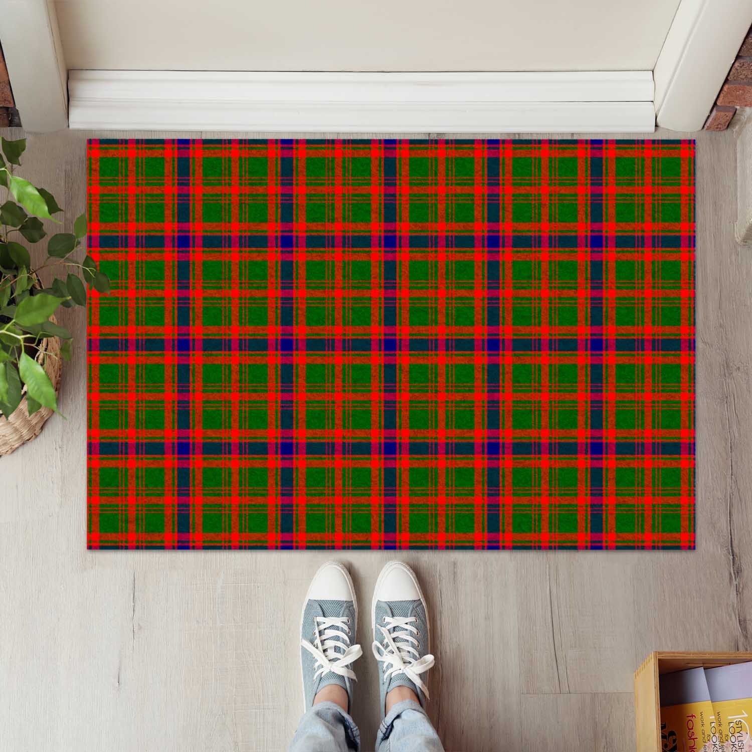 Kinninmont Tartan Door Mat - Tartanvibesclothing