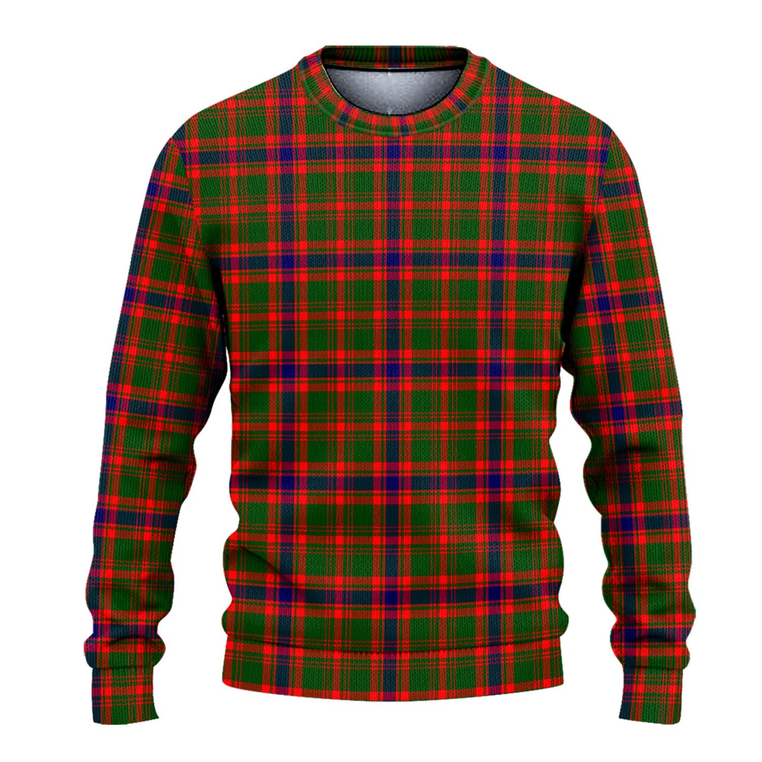 Kinninmont Tartan Knitted Sweater - Tartanvibesclothing