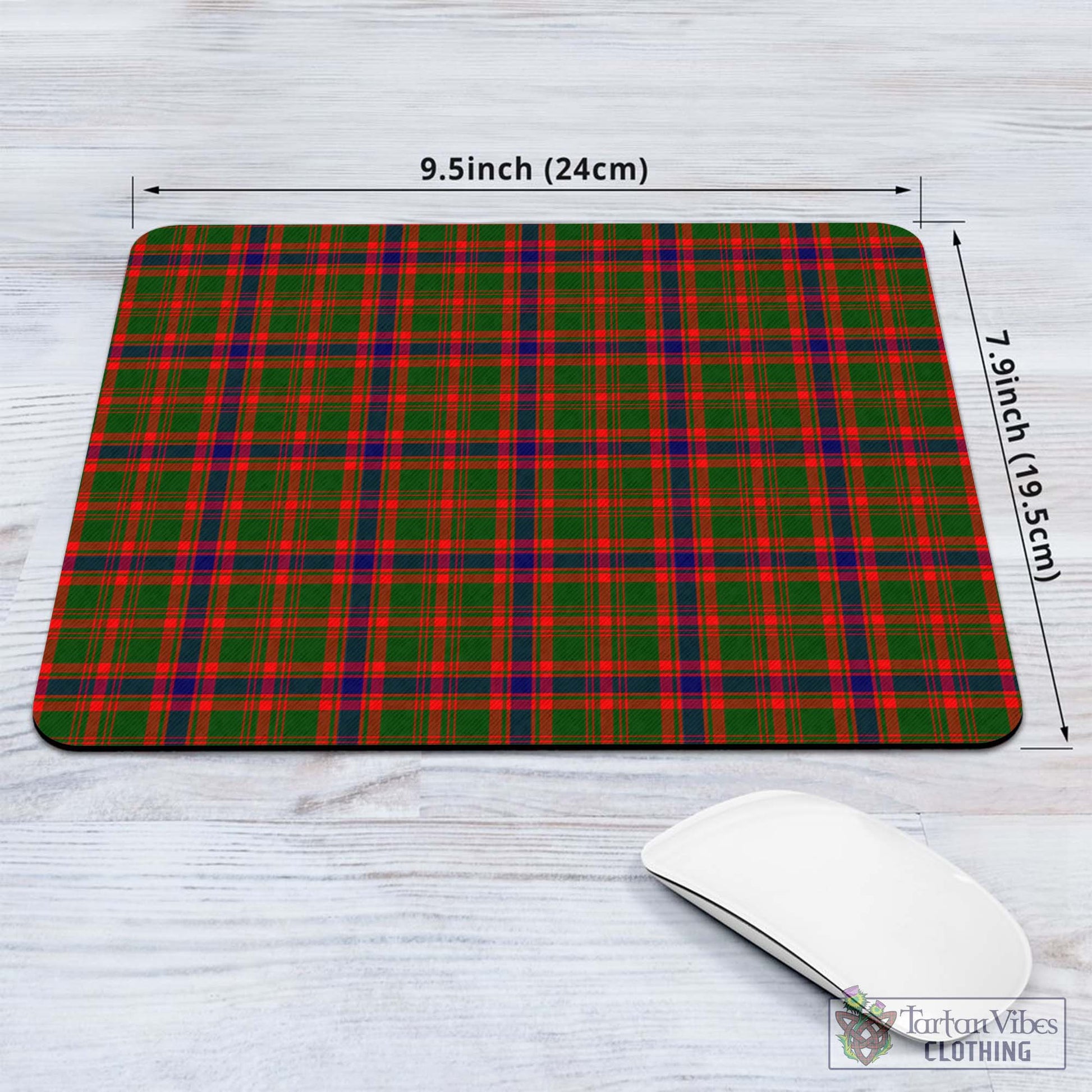 Tartan Vibes Clothing Kinninmont Tartan Mouse Pad