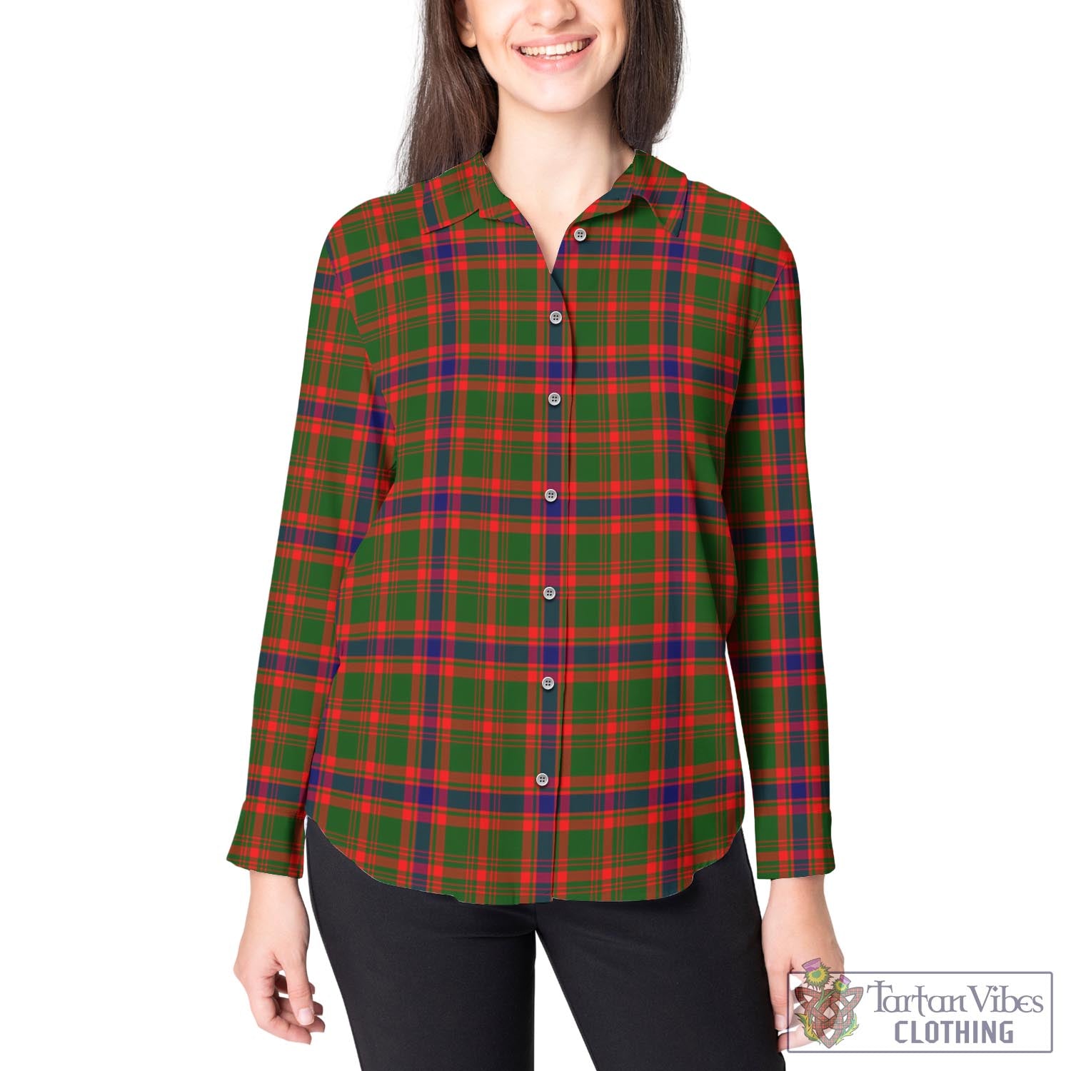 Kinninmont Tartan Womens Casual Shirt