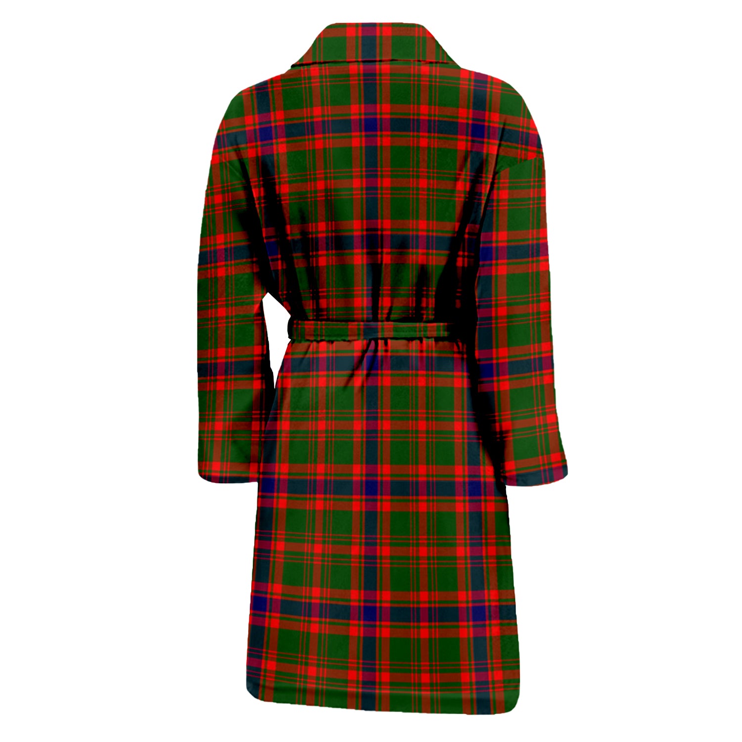 Kinninmont Tartan Bathrobe with Family Crest - Tartan Vibes Clothing