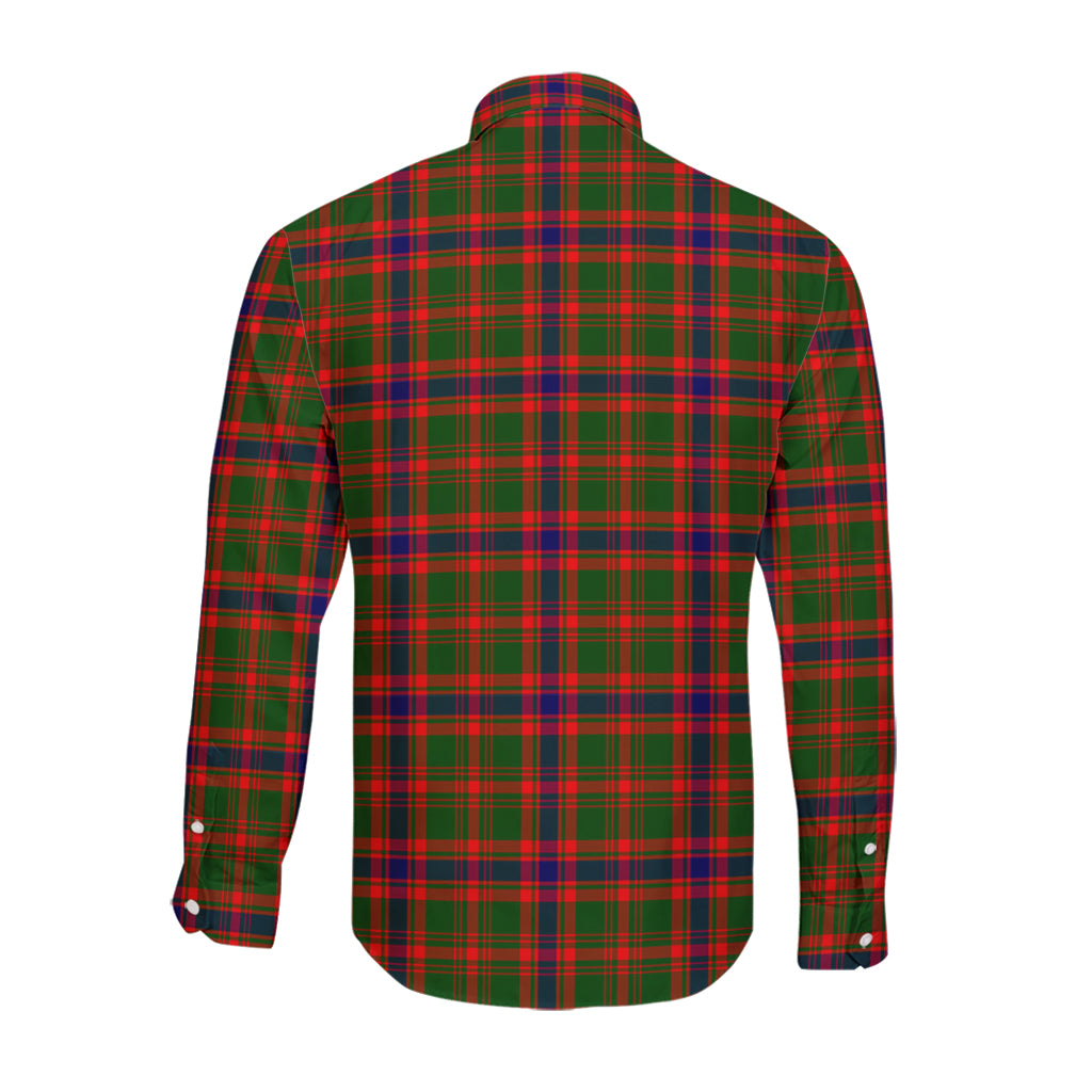 kinninmont-tartan-long-sleeve-button-up-shirt-with-family-crest