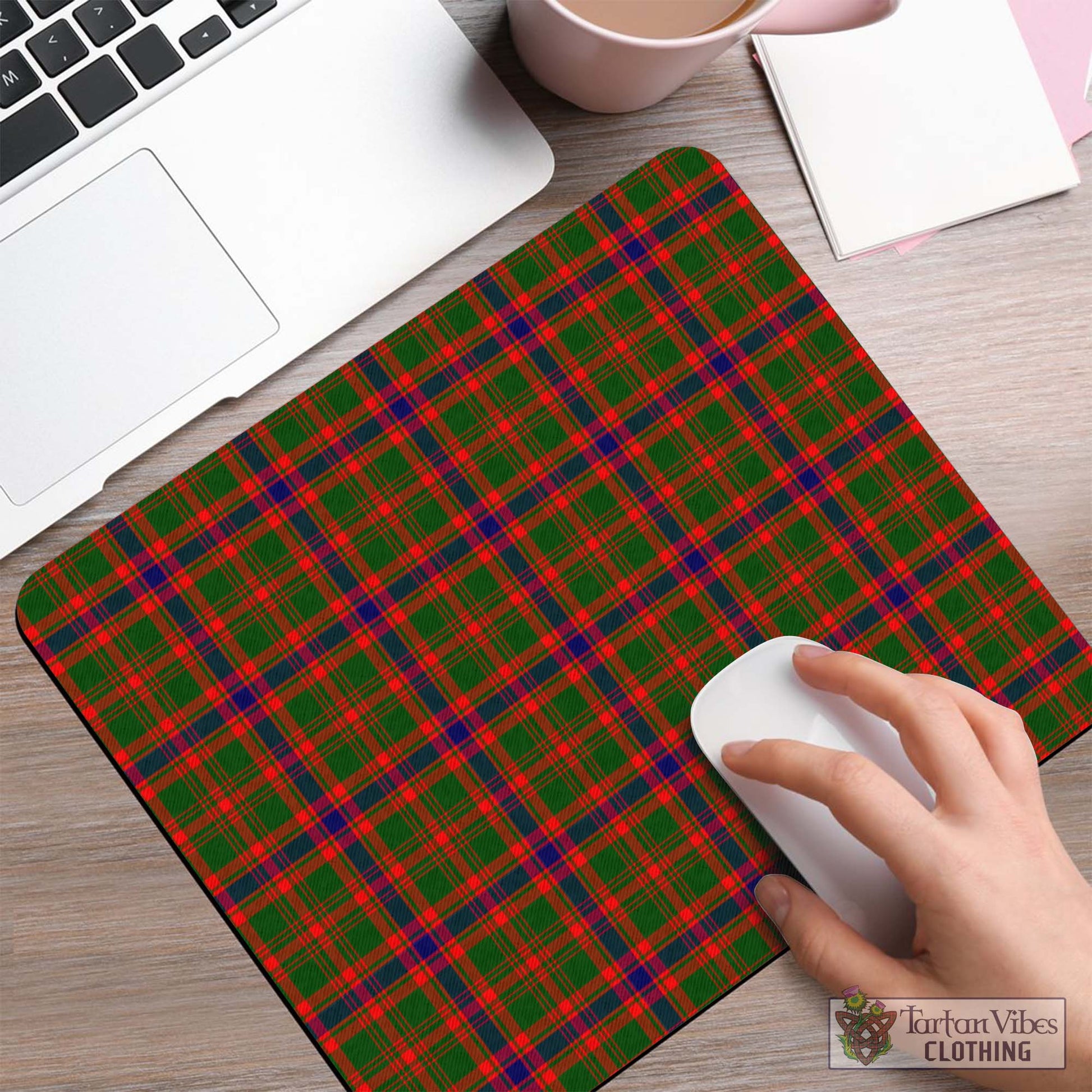 Tartan Vibes Clothing Kinninmont Tartan Mouse Pad