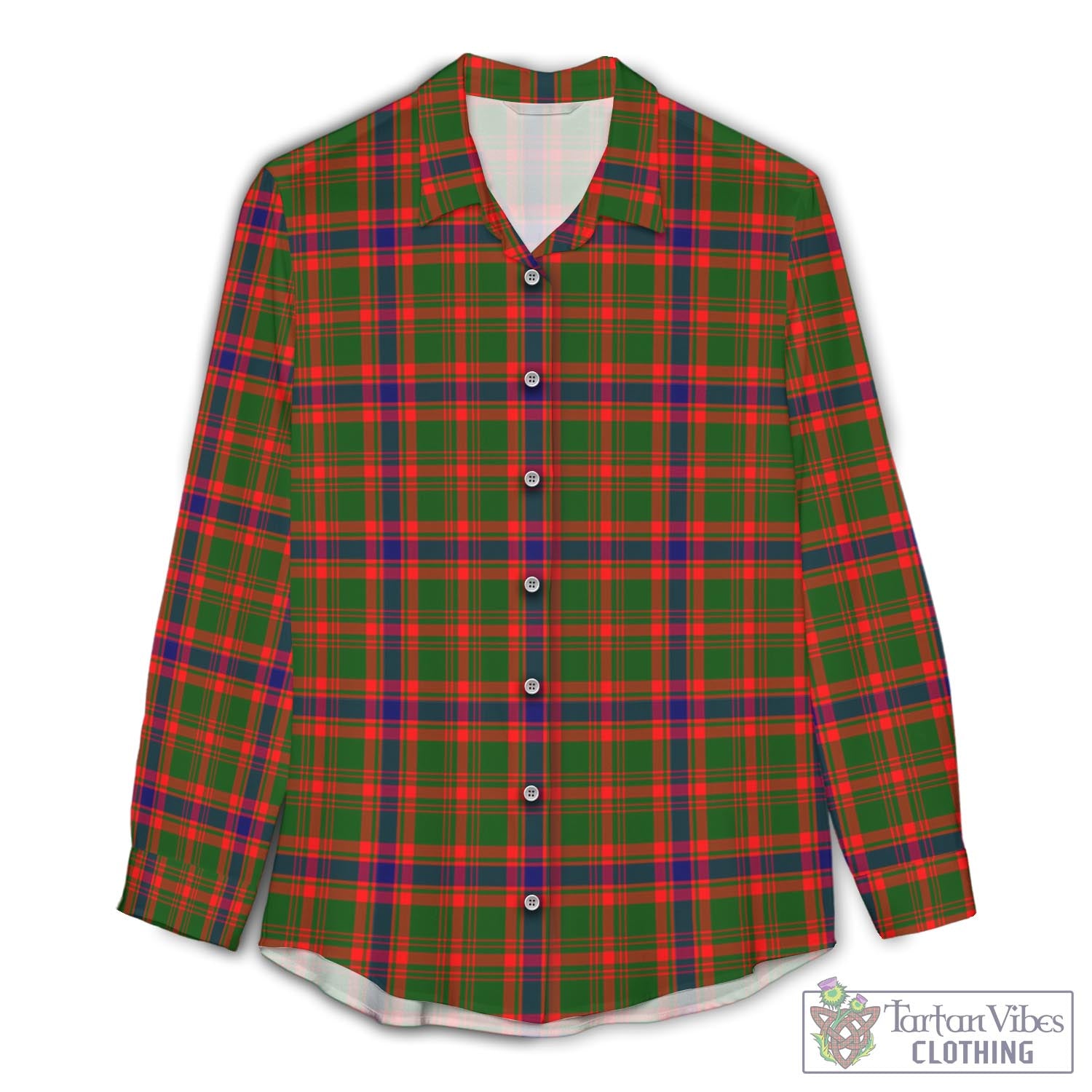 Kinninmont Tartan Womens Casual Shirt