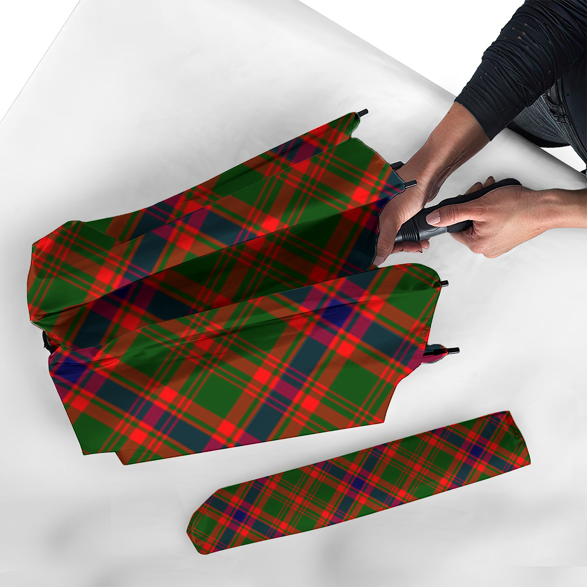 Kinninmont Tartan Umbrella - Tartanvibesclothing