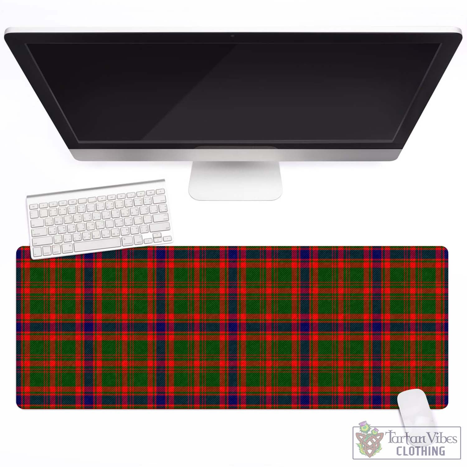 Tartan Vibes Clothing Kinninmont Tartan Mouse Pad